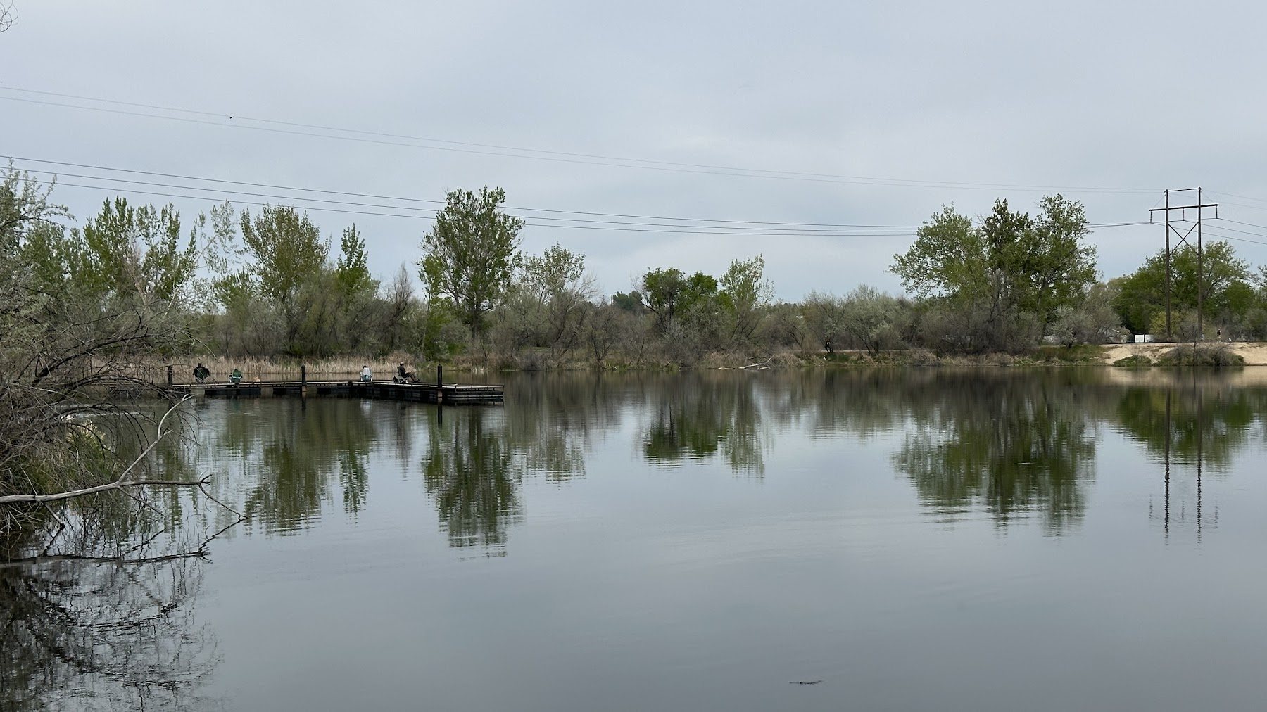 Quiet water and trees in Idaho