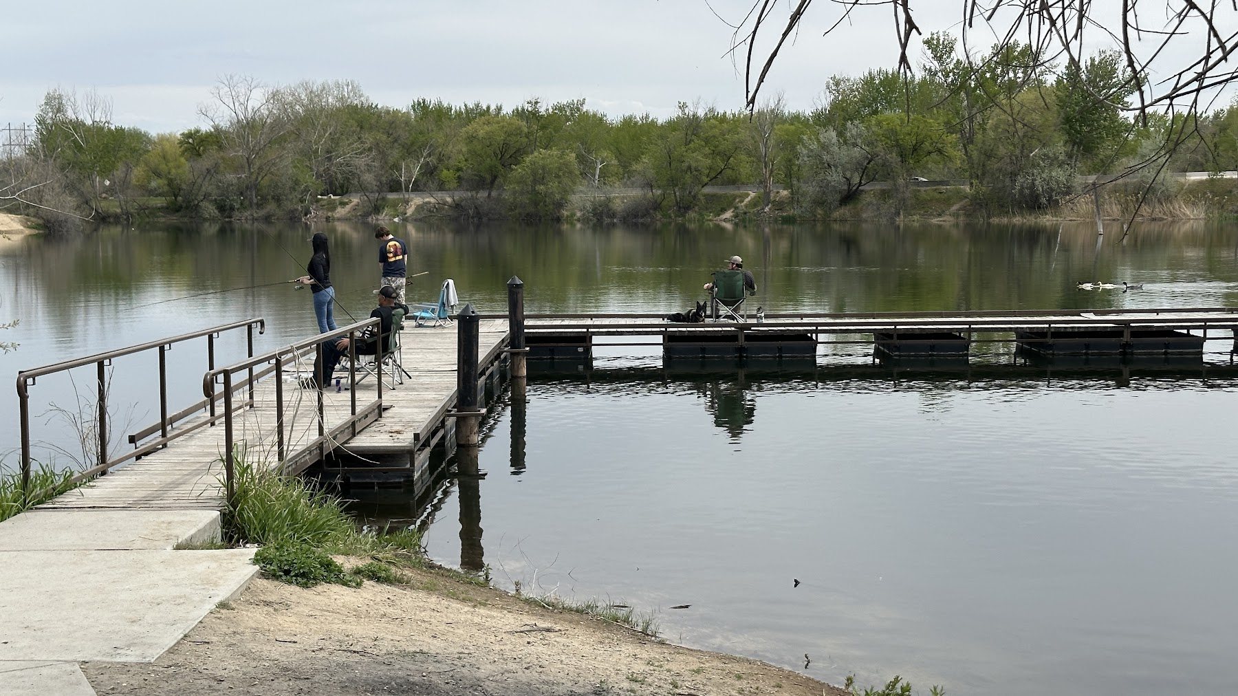 Dock and water scene